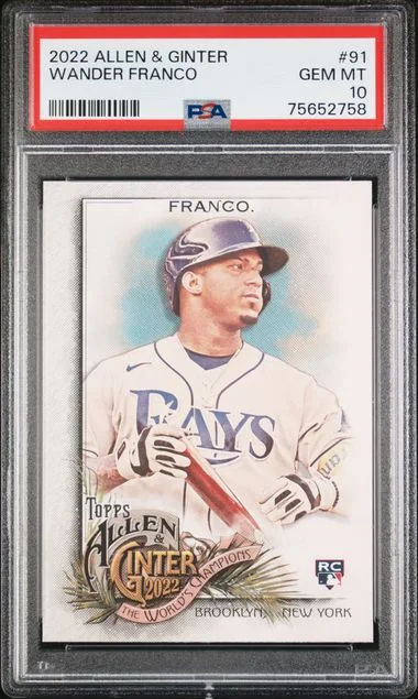 2022 Topps Allen & Ginter Wander Franco X #91 card image