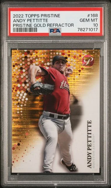 2022 Topps Andy Pettitte Pristine #168 card image
