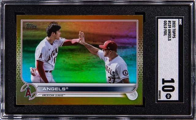 2022 Topps Angels Gold Foil #159 card image
