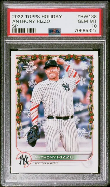 2022 Topps Anthony Rizzo Holiday SP #HW138 card image