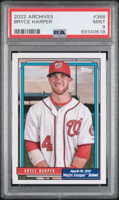 2022 Topps Archives Bryce Harper #366 card image