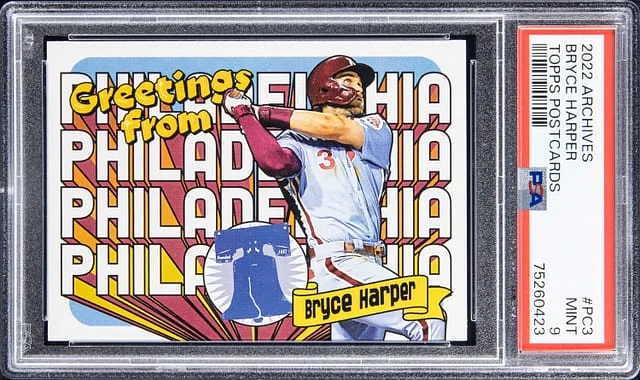 2022 Topps Archives Bryce Harper Topps Postcards #PC-3 card image