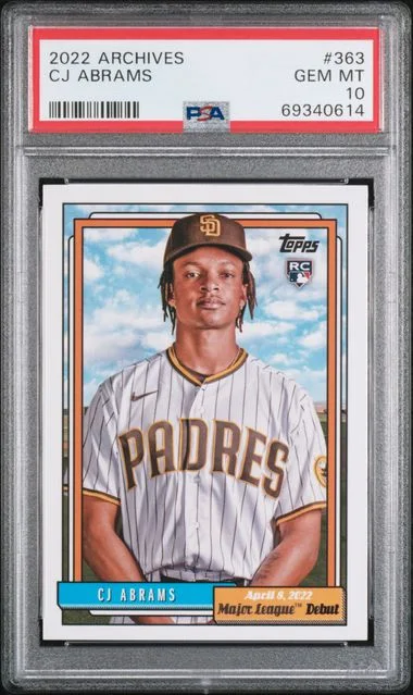 2022 Topps Archives CJ Abrams #363 card image