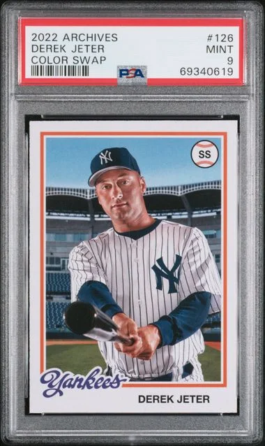 2022 Topps Archives Derek Jeter Color Swap #126 card image