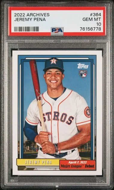 2022 Topps Archives Jeremy Pena #364 card image