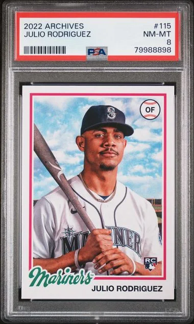 2022 Topps Archives Julio Rodriguez #115 card image