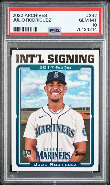 2022 Topps Archives Julio Rodriguez #342 card image