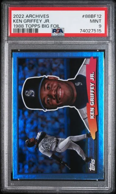 2022 Topps Archives Ken Griffey Jr. 1988 Topps Big Foil #88Bf12 card image