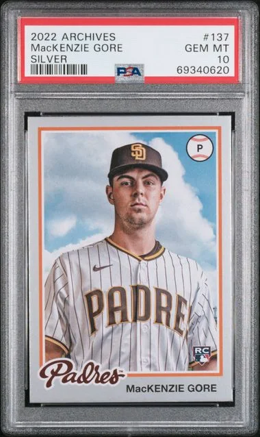 2022 Topps Archives MacKenzie Gore #137 card image
