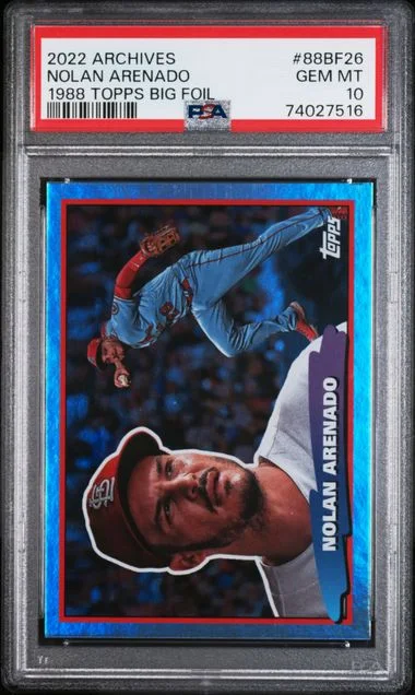 2022 Topps Archives Nolan Arenado 1988 Topps Big Foil #88Bf26 card image