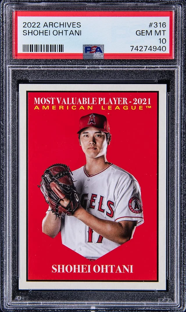 2022 Topps Archives Shohei Ohtani #316 card image