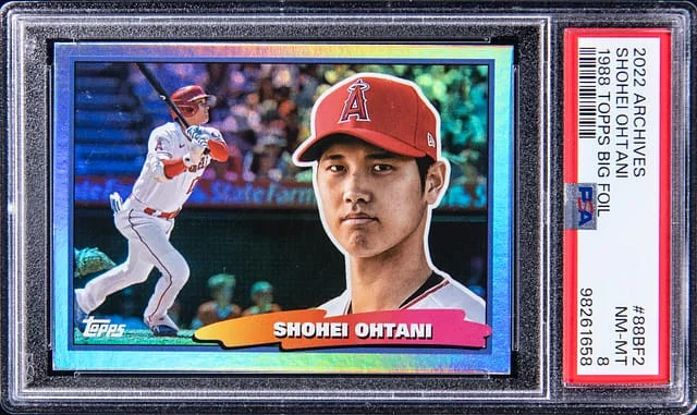 2022 Topps Archives Shohei Ohtani 1988 Topps Big Foil #88BF-2 card image