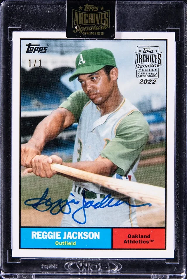 2022 Topps Archives Signature Series Reggie Jackson Retired Edition #VLC-32 card image