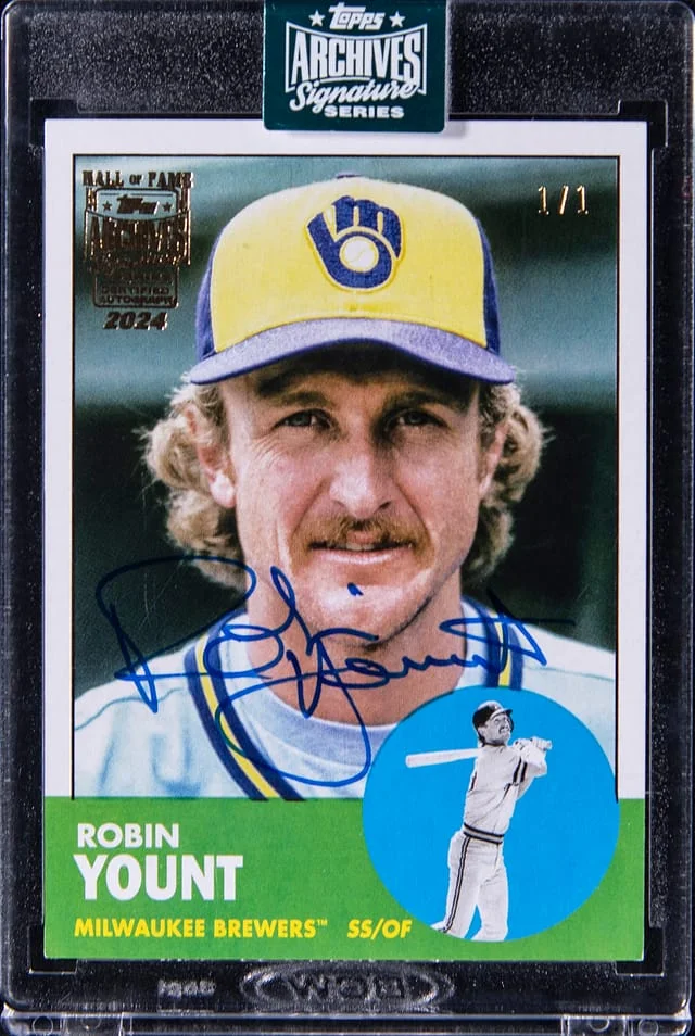 2022 Topps Archives Signature Series Robin Yount #21 card image