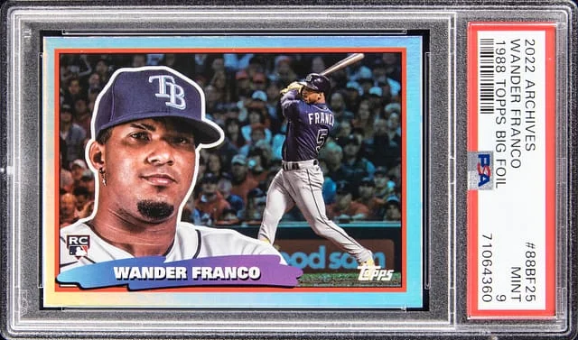 2022 Topps Archives Wander Franco 1988 Topps Big Foil #88BF25 card image