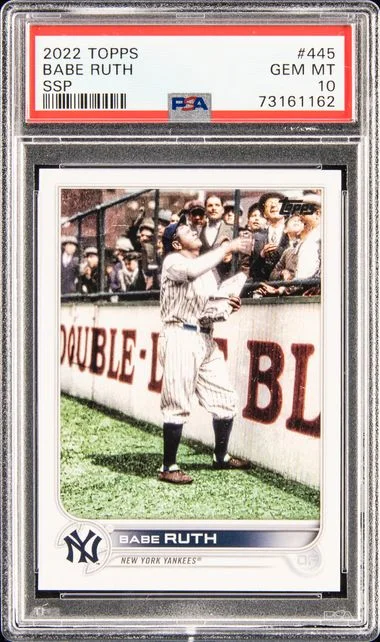 2022 Topps Babe Ruth SSP #445 card image