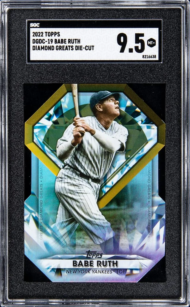 2022 Topps Babe Ruth Diamond Greats Die-Cut #DGDC-19 card image