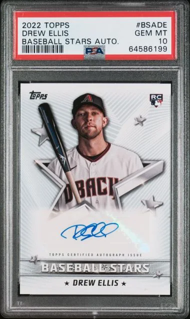 2022 Topps Baseball Drew Ellis Stars Autographs #BSA-DE card image