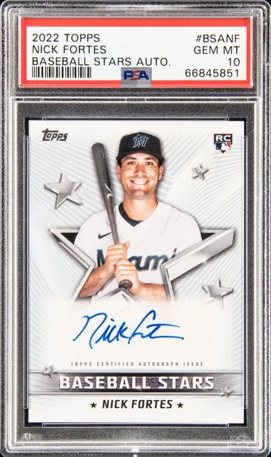 2022 Topps Baseball Nick Fortes Stars Autographs #BSA-NF card image