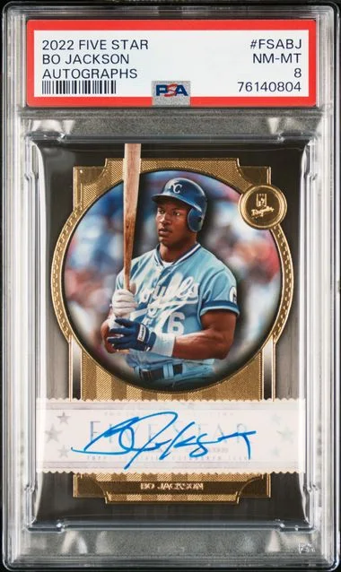 2022 Topps Bo Jackson Five Star Autographs #FSA-BJ card image