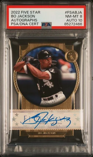 2022 Topps Bo Jackson Five Star Autographs #FSA-BJA card image