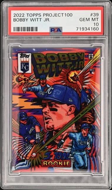 2022 Topps Bobby Witt Jr. Project100 #39 card image