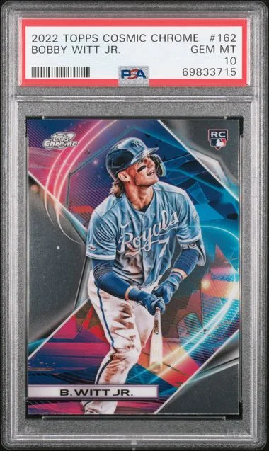 2022 Topps Bobby Witt Jr. Cosmic Chrome #62 card image