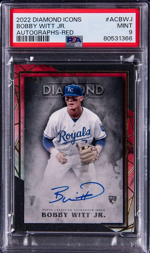 2022 Topps Bobby Witt Jr. Diamond Icons #AC-BWJ card image