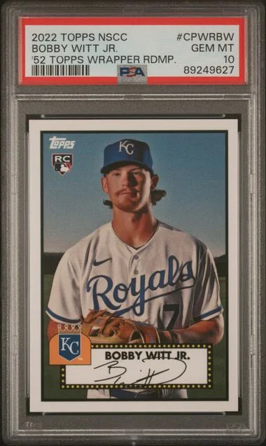 2022 Topps Bobby Witt Jr. Nscc 1952 Topps Wrapper Redemption #CPWRBW card image