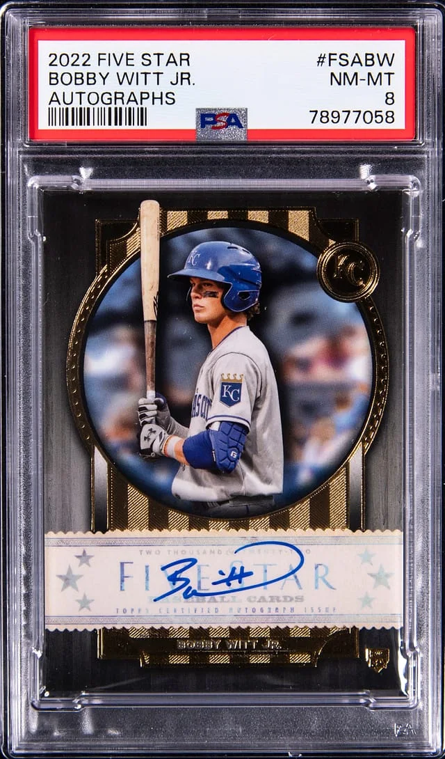 2022 Topps Bobby Witt Jr. Five Star Autograph #FSA-BW card image
