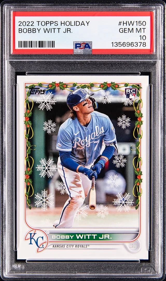 2022 Topps Bobby Witt Jr. Holiday SP #HW150 card image