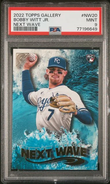 2022 Topps Bobby Witt Jr. Gallery Next Wave #NW20 card image