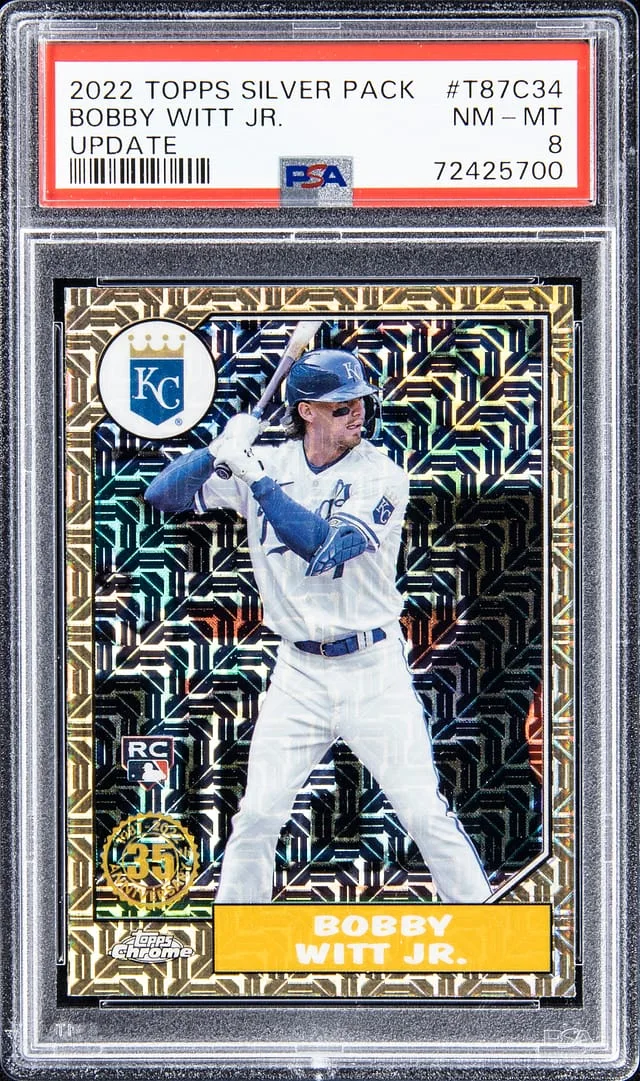 2022 Topps Bobby Witt Jr. Silver Pack Update #T87C-34 card image