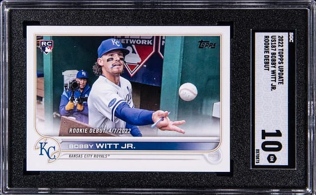 2022 Topps Bobby Witt Jr Debut #US187 card image