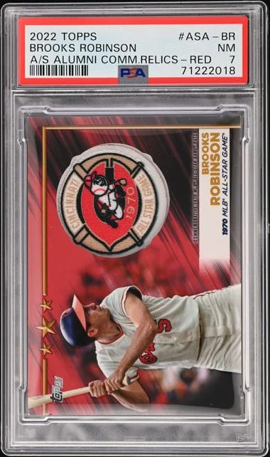 2022 Topps Brooks Robinson All-Star Alumni Commemorative Relics Red #ASA-BR card image