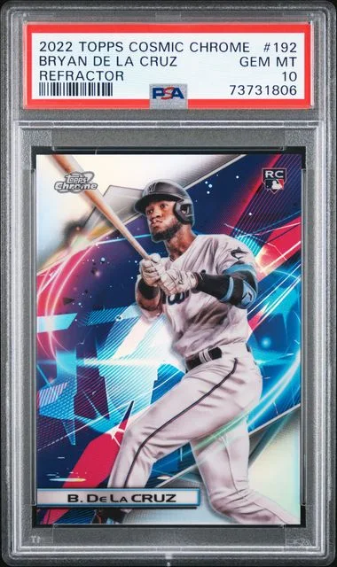 2022 Topps Bryan De La Cruz Cosmic Chrome Refractor #192 card image