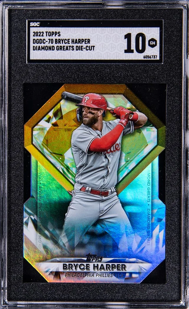 2022 Topps Bryce Harper Diamond Greats Die-Cut #DGDC-70 card image