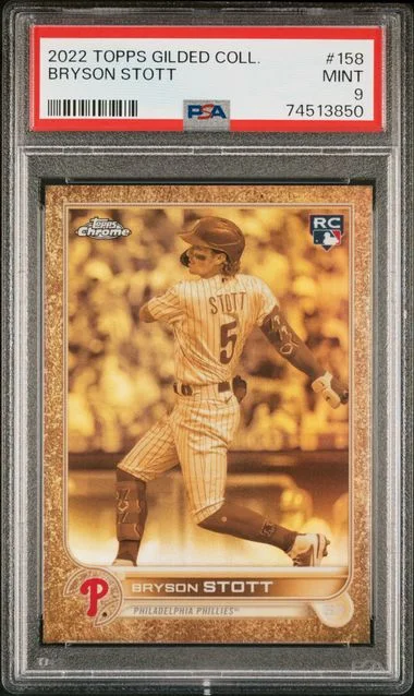 2022 Topps Bryson Stott Gilded Collection #158 card image