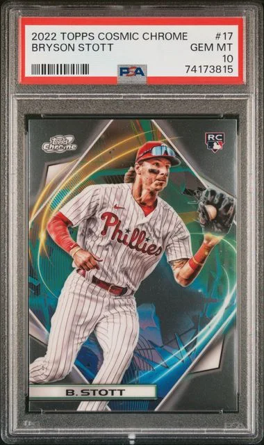 2022 Topps Bryson Stott Cosmic Chrome #17 card image
