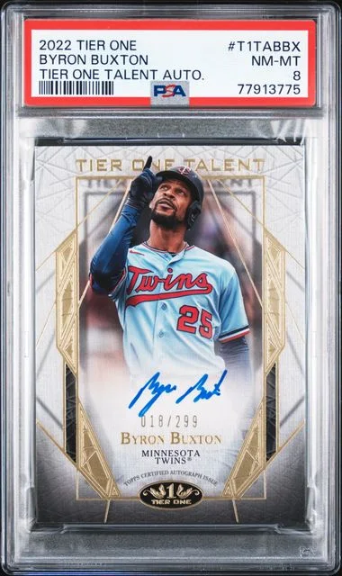 2022 Topps Byron Buxton Tier One Tier One Talent Autographs #T1Tabbx card image