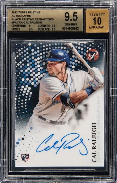2022 Topps Cal Raleigh Prisitine Autograph #PA-CRA card image