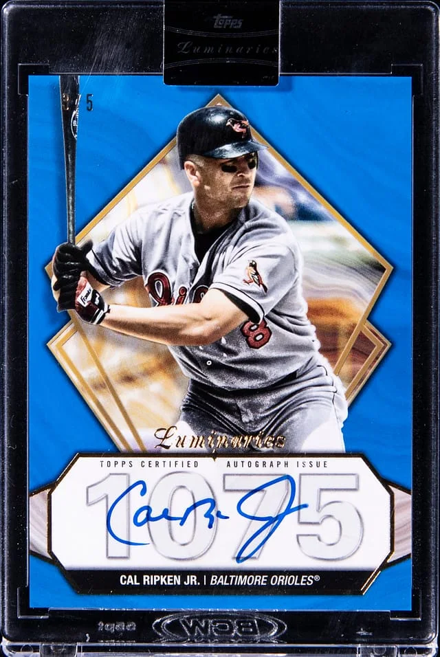 2022 Topps Cal Ripken Jr. Luminaries Hit Kings Autograph #HK-CR card image