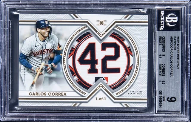2022 Topps Carlos Correa Definitive Patches #DPC-COR card image