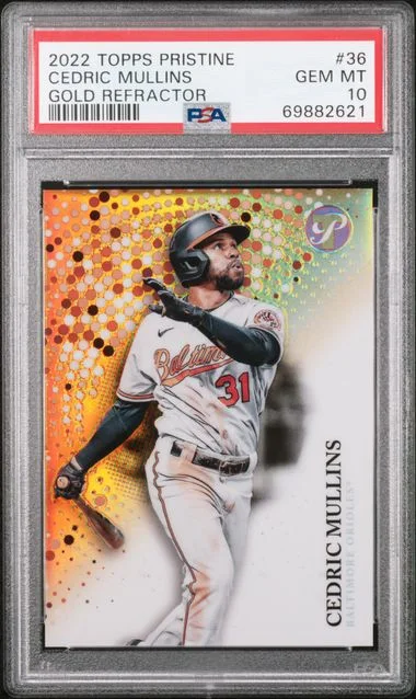 2022 Topps Cedric Mullins Pristine Gold Refractor #36 card image
