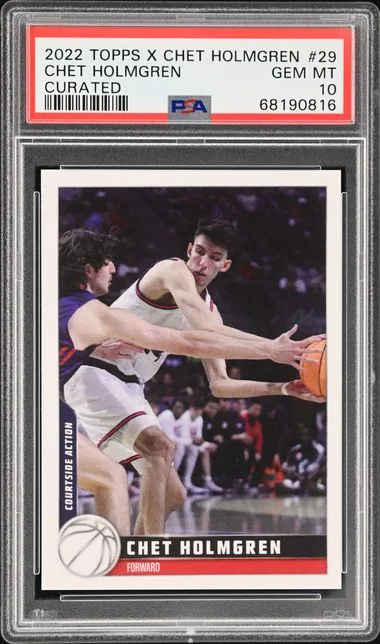 2022 Topps Chet Holmgren X Curated #29 card image