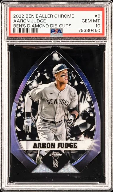 2022 Topps Chrome Aaron Judge Ben Baller Ben's Diamond Die-Cuts #6 card image