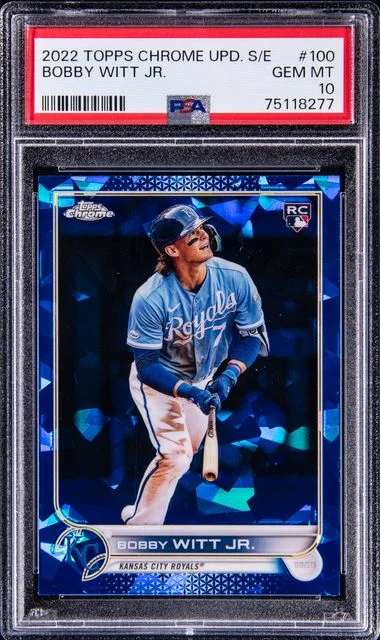 2022 Topps Chrome Bobby Witt Jr. Edition #100 card image