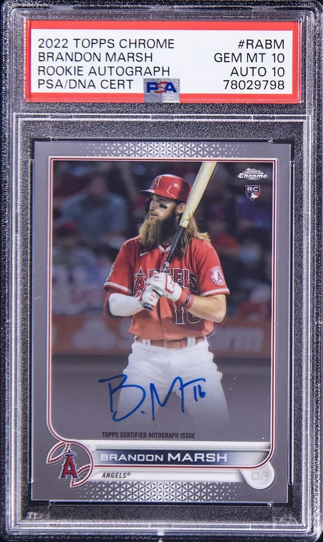 2022 Topps Chrome Brandon March Autograph #RABM card image