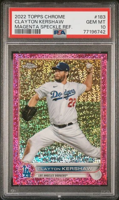 2022 Topps Chrome Clayton Kershaw #183 card image