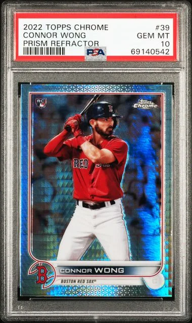 2022 Topps Chrome Connor Wong Prism Refractor #39 card image